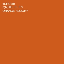 #CE5B1B - Orange Roughy Color Image